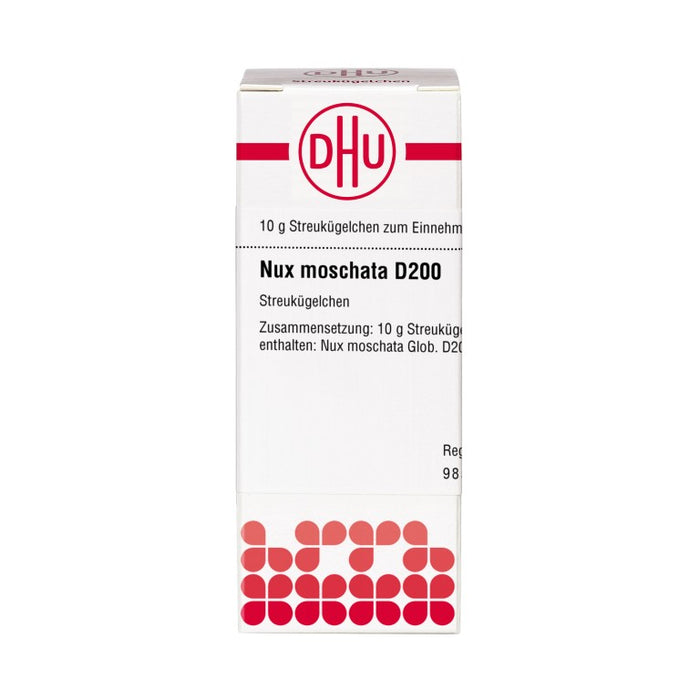 DHU Nux moschata D200 Streukügelchen, 10 g Globuli