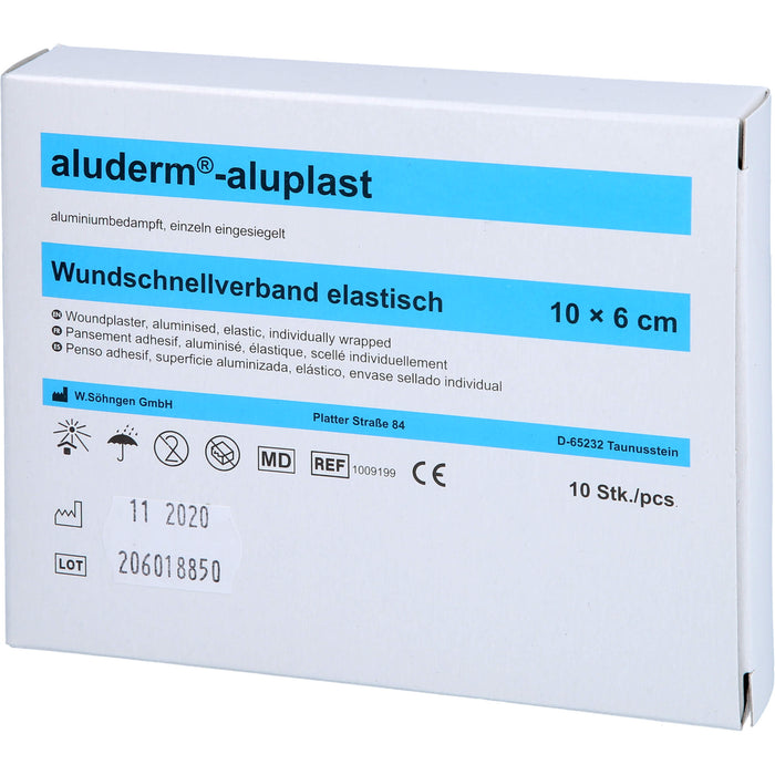 aluderm-aluplast elastisch 1 m x 6 cm Wundauflage, 1 pcs. Patch