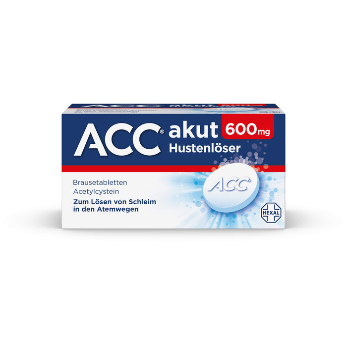 ACC akut 600 mg Hustenlöser Brausetabletten, 20 pc Tablettes