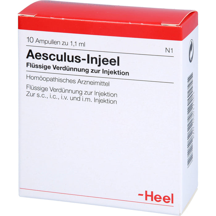 Aesculus Injeel flüssige Verdünnung, 10 pcs. Ampoules