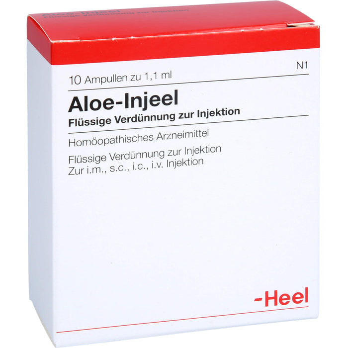 Aloe Injeel flüssige Verdünnung, 10 St. Ampullen