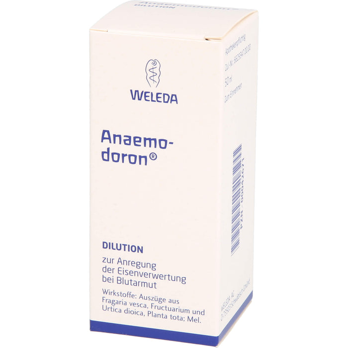 WELEDA Anaemodoron Dilution zur Anregung der Eisenverwertung bei Blutarmut, 50 ml Solution