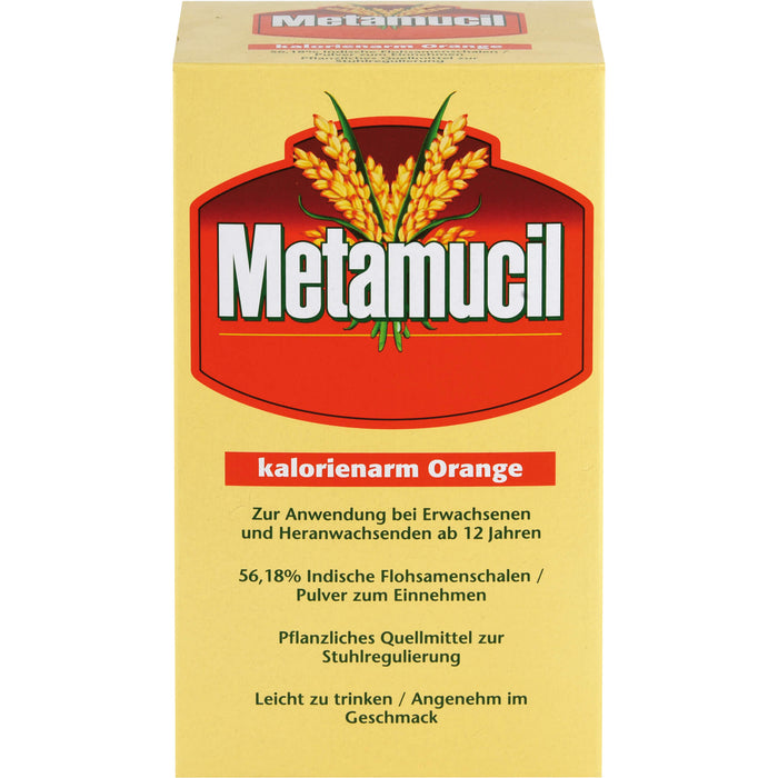 Metamucil Orange kalorienarm Pulverbeutel, 30 pcs. Sachets