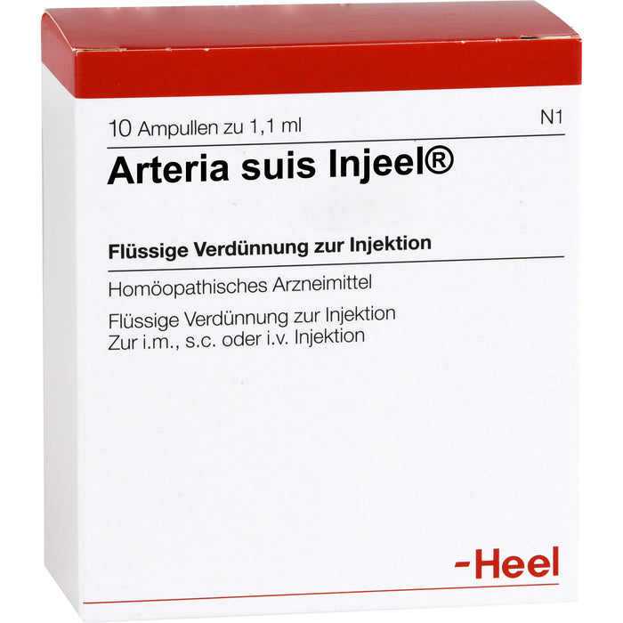 Arteria suis-Injeel flüssige Verdünnung, 10 pc Ampoules