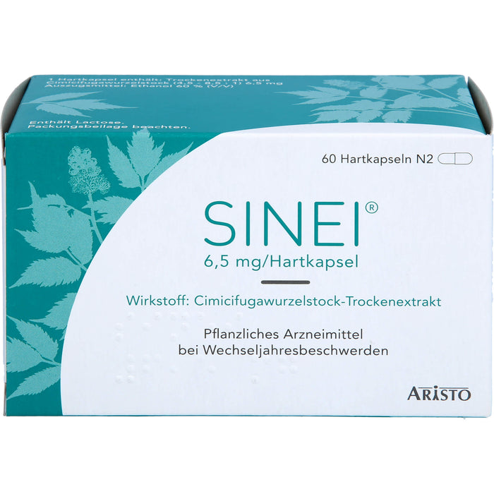 ARISTO SINEI 6,5 mg Hartkapseln bei Wechseljahresbeschwerden, 60 pc Capsules