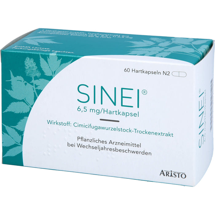 ARISTO SINEI 6,5 mg Hartkapseln bei Wechseljahresbeschwerden, 60 pcs. Capsules