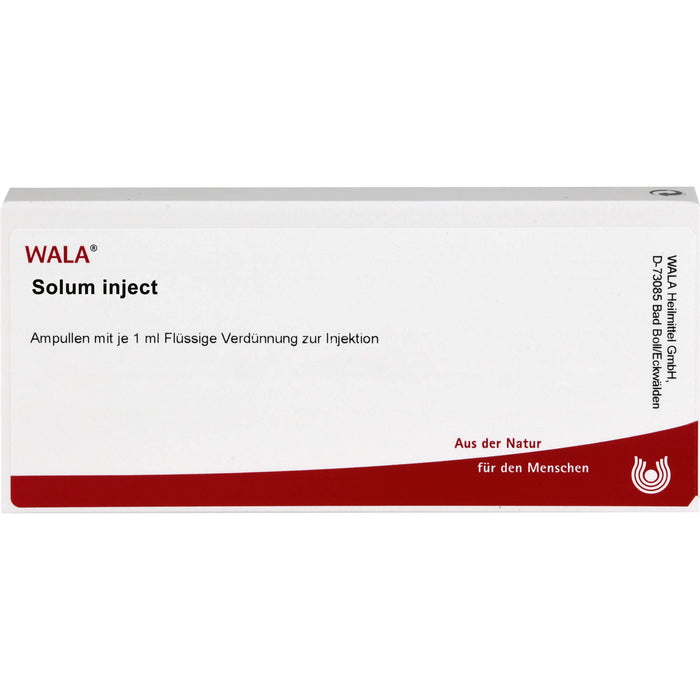 WALA Solum Inject Ampullen, 10 pcs. Ampoules