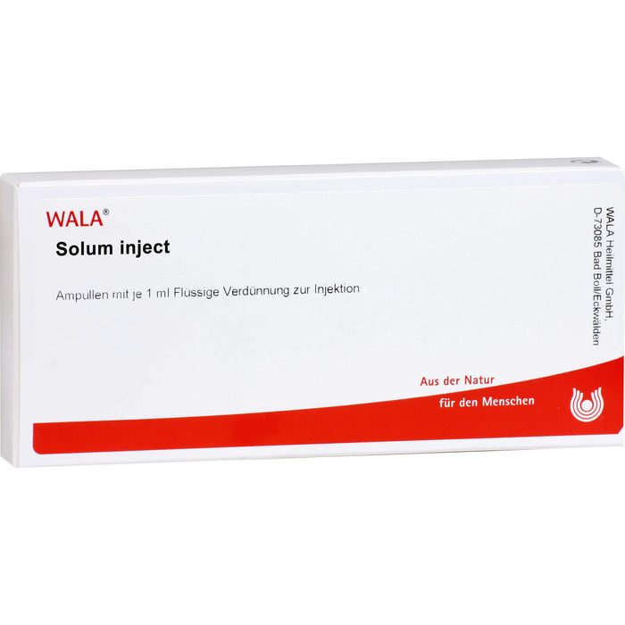 WALA Solum Inject Ampullen, 10 pc Ampoules