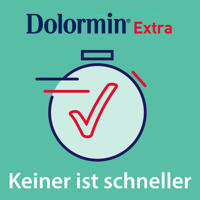 Dolormin extra Filmtabletten bei Schmerzen und Fieber, 10 pc Tablettes