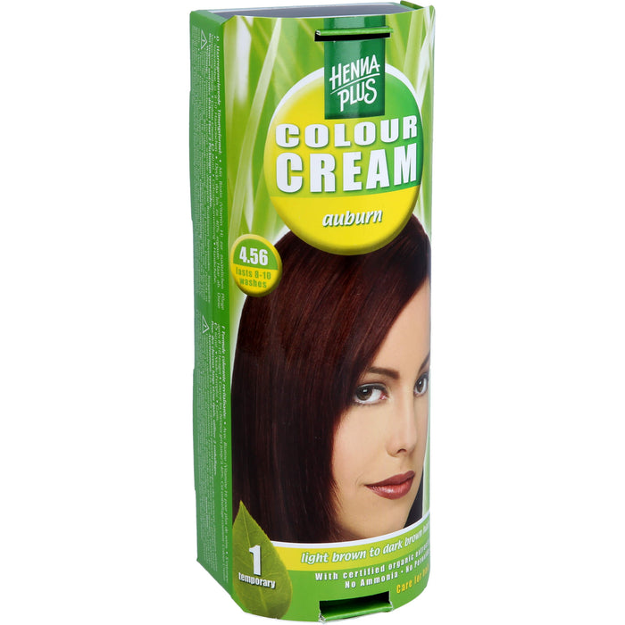 Hennaplus Colour Cream Auburn 4,56, 60 ml Cream