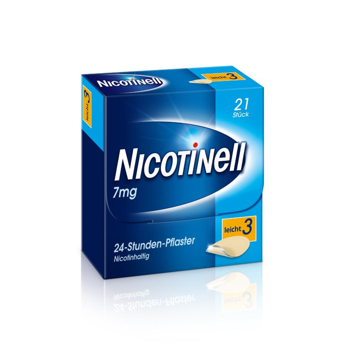 Nicotinell 7 mg/24-Stunden-Pflaster (bisher 17,5 mg) Stärke 3 (leicht), 21 pcs. Patch