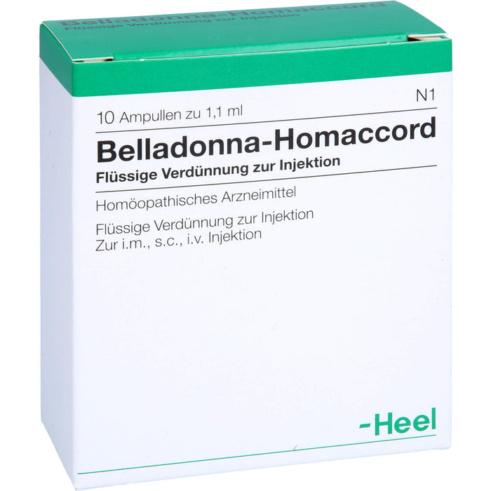 Belladonna-Homaccord flüssige Verdünnung, 10 pc Ampoules