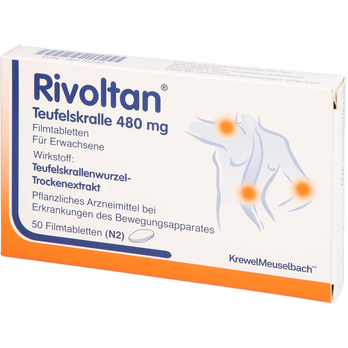 Rivoltan Teufelskralle 480mg Filmtabletten, 50 St FTA