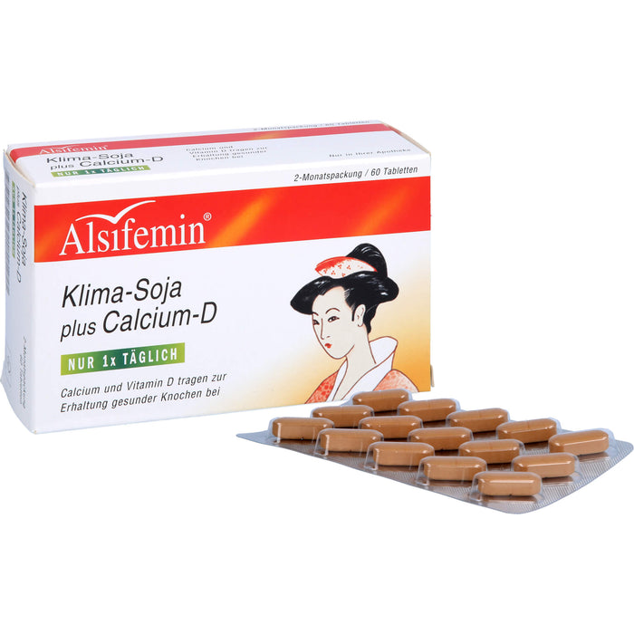 Alsifemin Klima-Soja plus Calcium-D Tabletten, 60 St. Tabletten