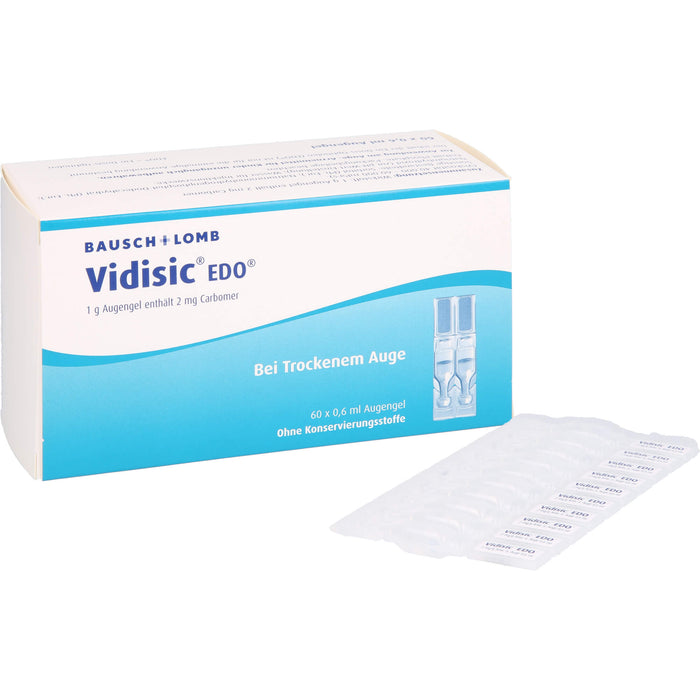 Vidisic EDO Augengel bei trockenem Auge, 60 pcs. Single-dose pipettes