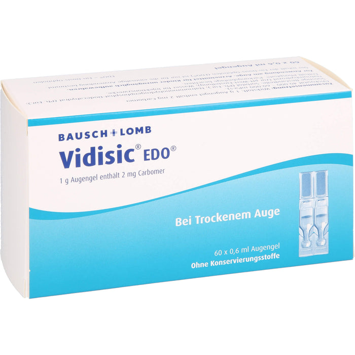 Vidisic EDO Augengel bei trockenem Auge, 60 pcs. Single-dose pipettes