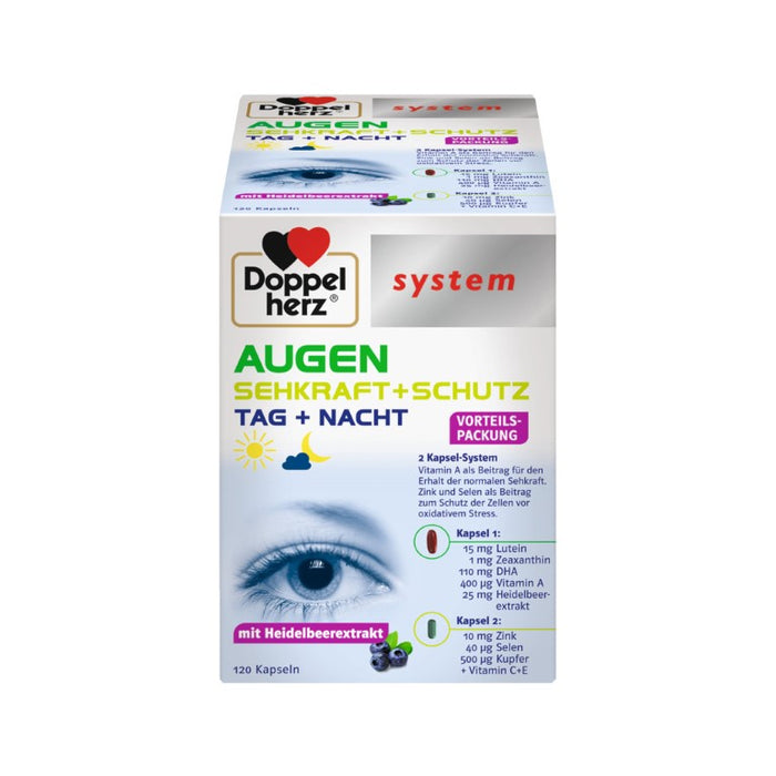 Doppelherz system AUGEN SEHKRAFT + SCHUTZ, 120 St. Kapseln