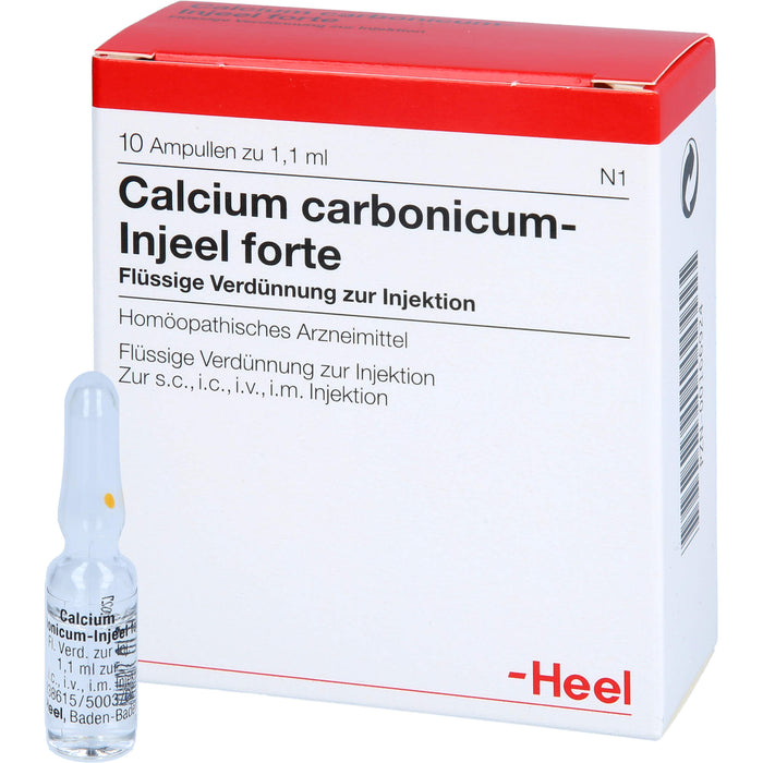 Heel Calcium carbonicum Injeel forte flüssige Verdünnung, 10 St. Ampullen