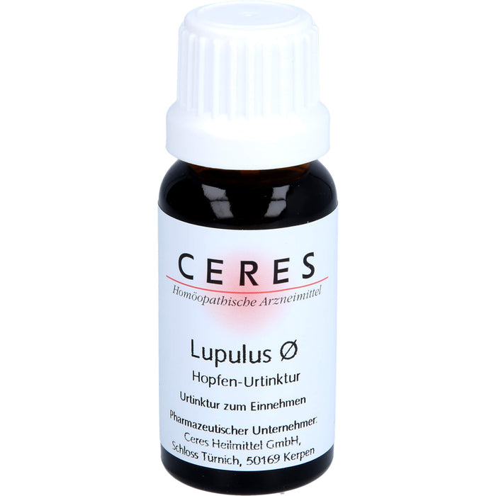 Ceres Lupulus Urtinktur, 20 ml TRO