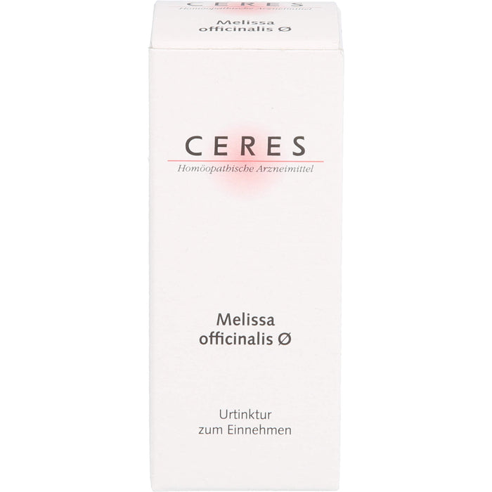 Ceres Melissa offic. Urtinktur, 20 ml Lösung