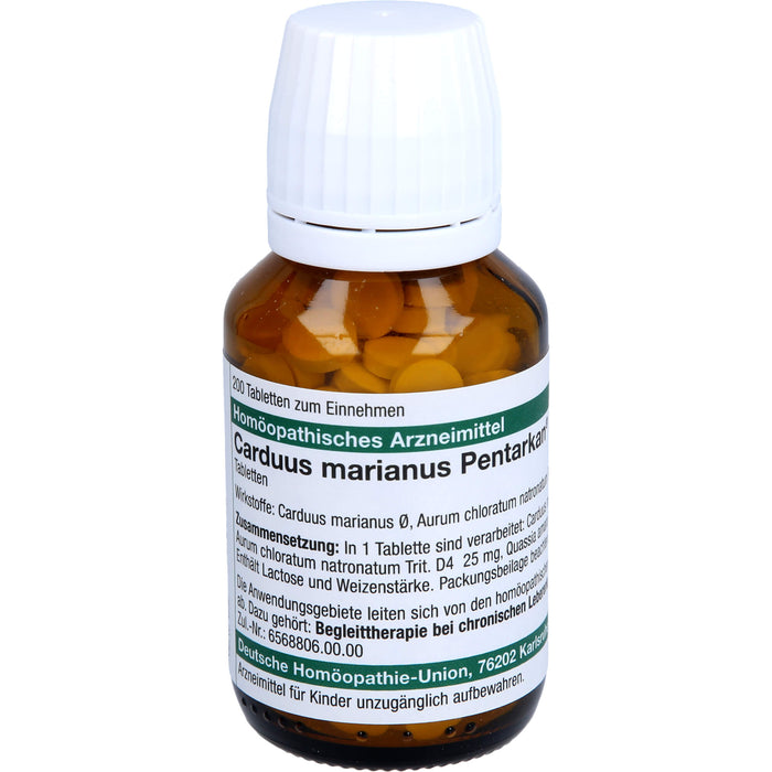 DHU Carduus marianus Pentarkan H Tabletten, 200 pc Tablettes