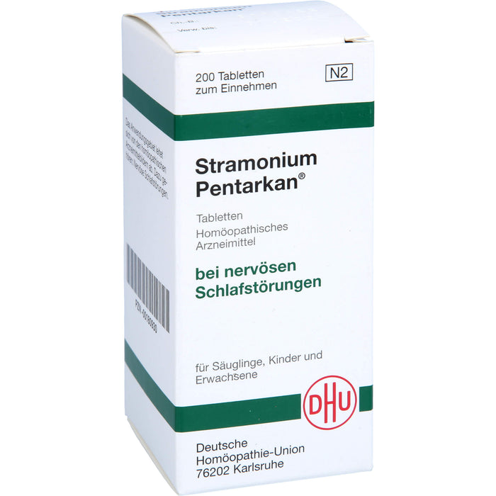 DHU Stramonium Pentarkan Tabletten bei nervösen Schlafstörungen, 200 pc Tablettes