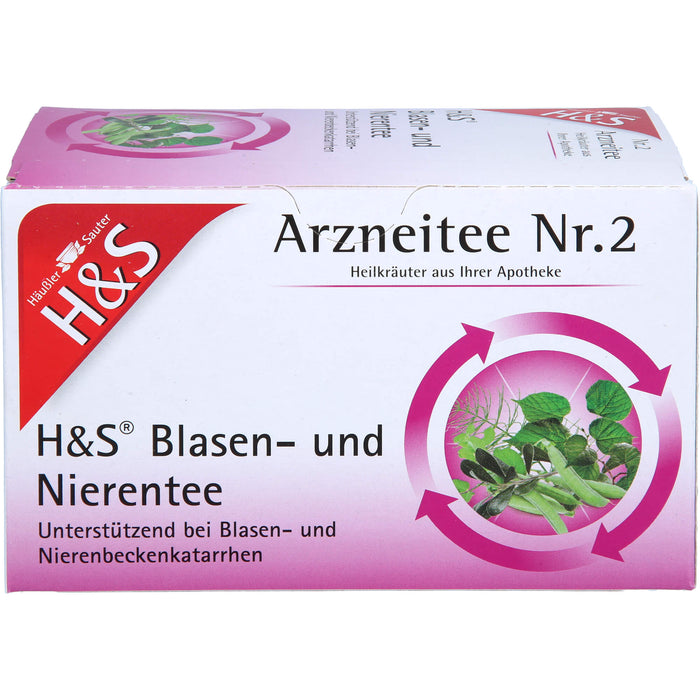 H&S Blasen- und Nierentee Arzneitee Nr. 2, 20 St. Filterbeutel