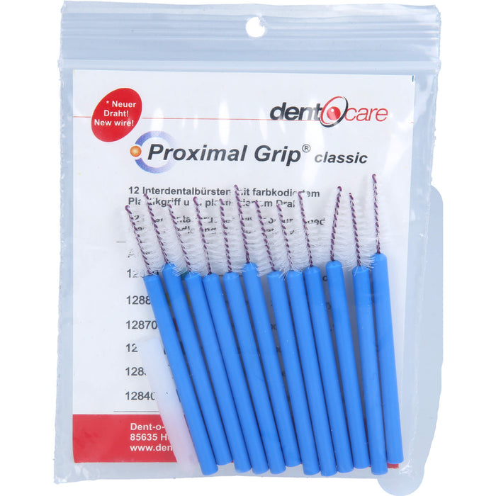 Proximal-Grip konisch blau Interdentalbürste, 12 pcs. Interdental brushes