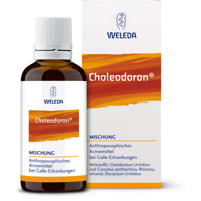 WELEDA Choleodoron Mischung bei Galle-Erkrankungen, 50 ml Solution