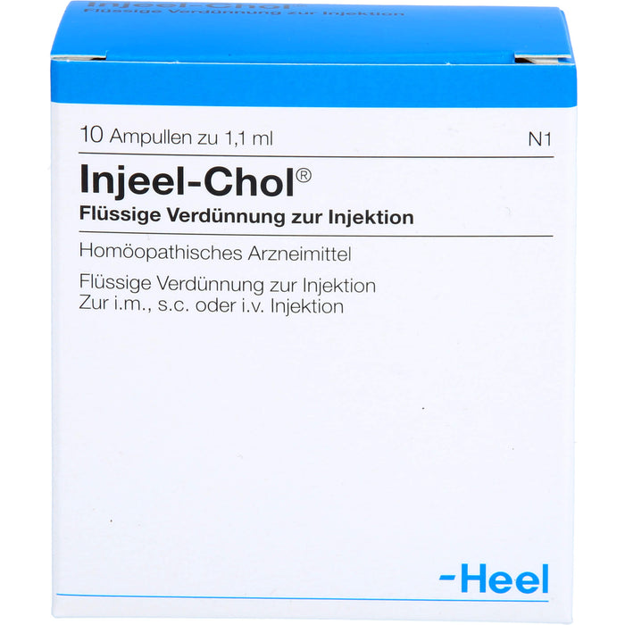 Heel Injeel-Chol flüssige Verdünnung zur Injektion, 10 St. Ampullen