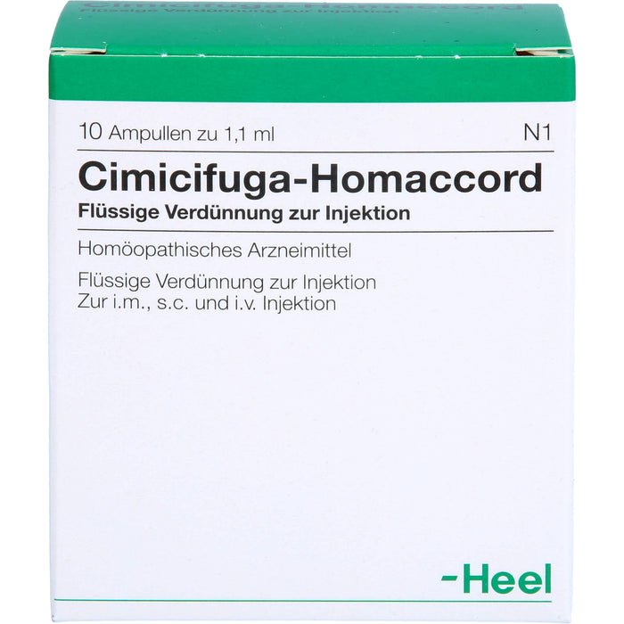 Heel Cimicifuga-Homaccord flüssige Verdünnung zur Injektion, 10 pc Ampoules