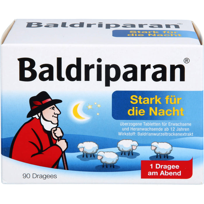 Baldriparan stark für die Nacht Dragees, 90 pcs. Tablets