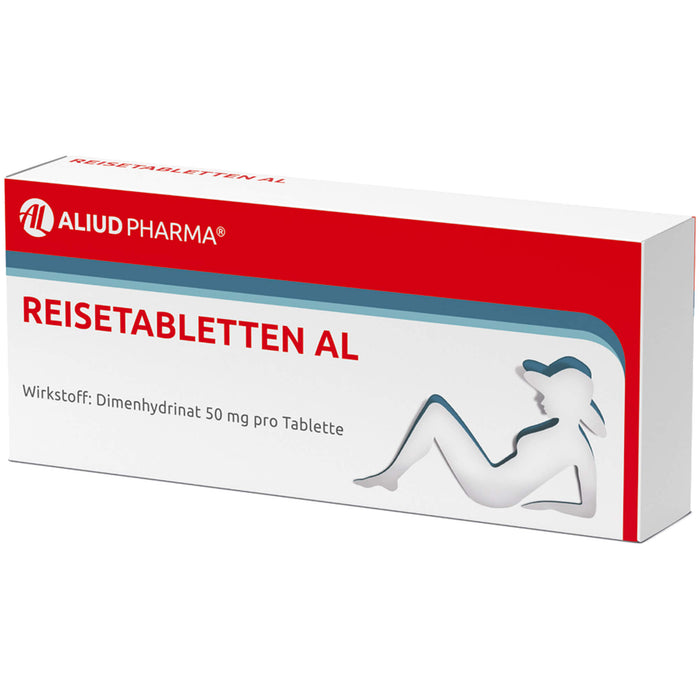 Reisetabletten AL bei Schwindel, Übelkeit und Erbrechen, 20 pc Tablettes