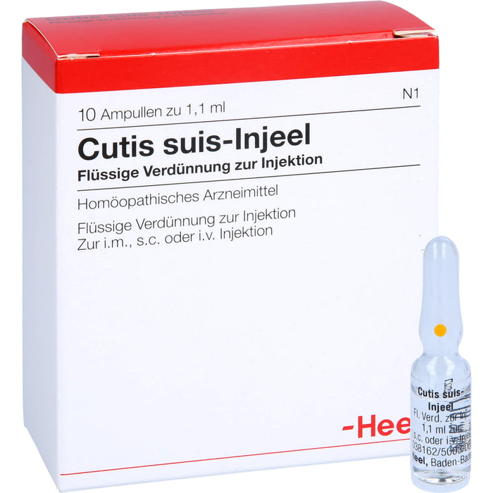 Cutis suis-Injeel Inj.-Lsg., 10 pcs. Ampoules