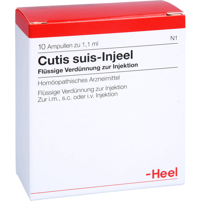 Cutis suis-Injeel Inj.-Lsg., 10 St. Ampullen