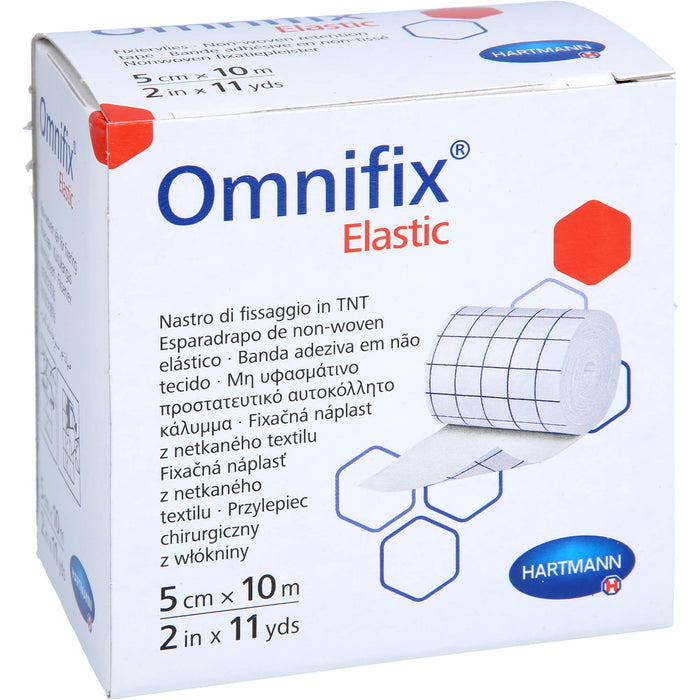 HARTMANN Omnifix elastic Fixiervlies 5 cm x 10 m, 1 pcs. Patch