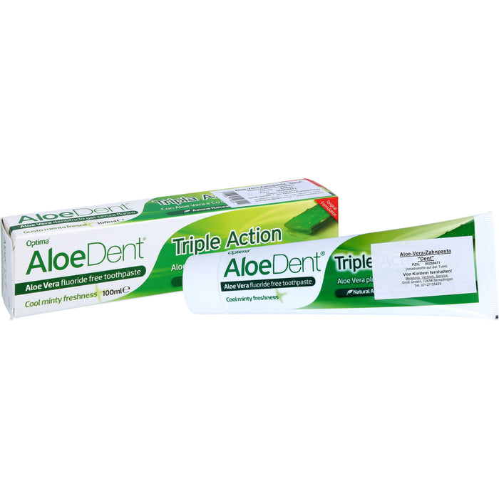 AloeDent Triple Action Zahnpasta, 100 ml Dentifrice