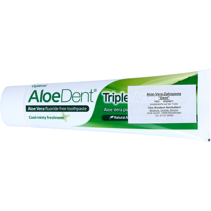 AloeDent Triple Action Zahnpasta, 100 ml Dentifrice