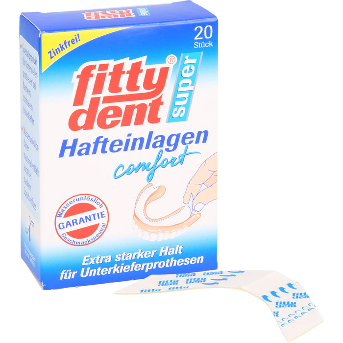 Fittydent Super Haftkleber Einlagen, 20 St