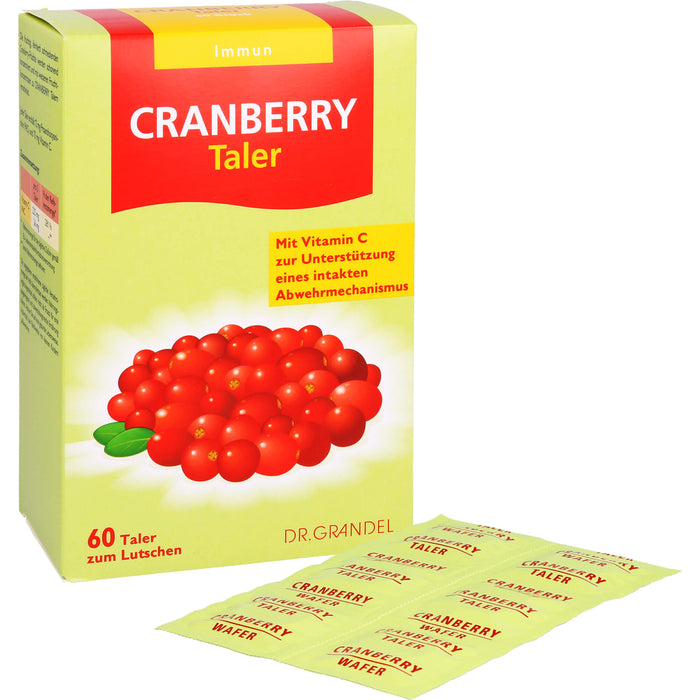 Dr. Grandel Cranberry Taler zum Lutschen, 60 pc Bonbons