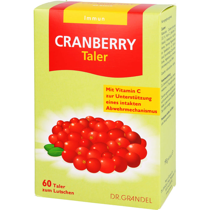 Dr. Grandel Cranberry Taler zum Lutschen, 60 pcs. Candies