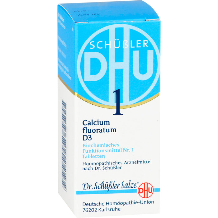 DHU Schüßler-Salz Nr.  1 Calcium fluoratum D 3 Tabletten, 80 St. Tabletten