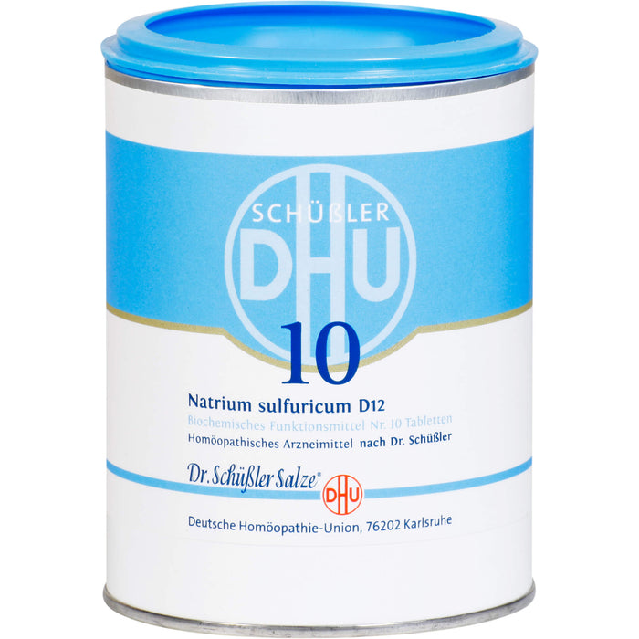 DHU Schüßler-Salz Nr. 10 Natrium sulfuricum D12 Tabletten, 1000 pc Tablettes