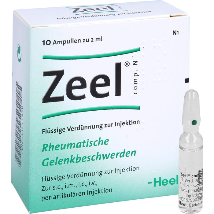 Zeel comp. N flüssige Verdünnung Rheumatische Gelenkbeschwerden, 10 pc Ampoules