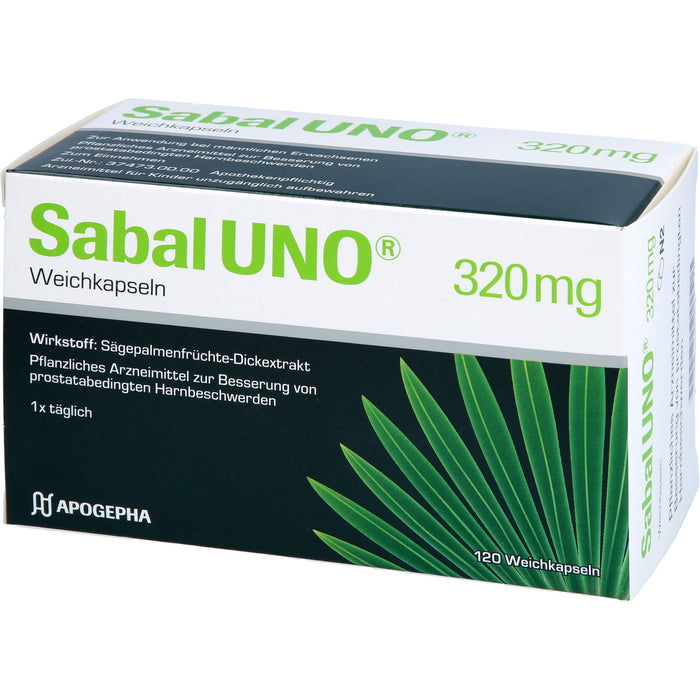 Sabal Uno 320 mg Weichkapseln, 120 pcs. Capsules