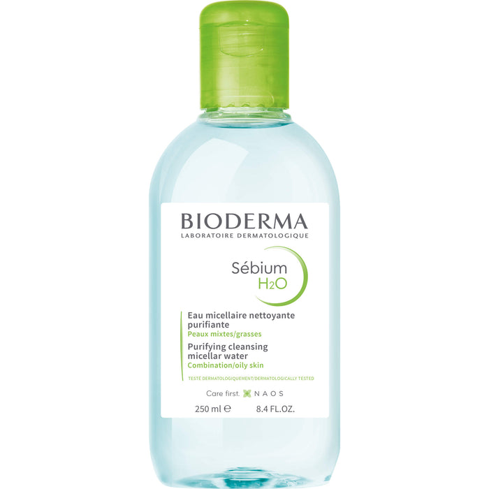 BIODERMA Sébium H2O sanft klärendes Mizellenreinigungswasser, 250 ml Lösung