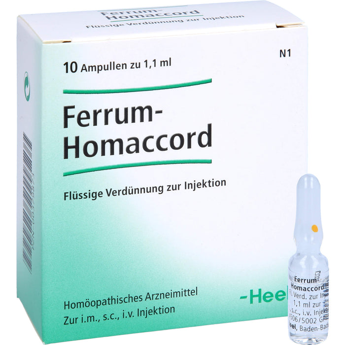 Ferrum-Homaccord flüssige Verdünnung, 10 pcs. Ampoules