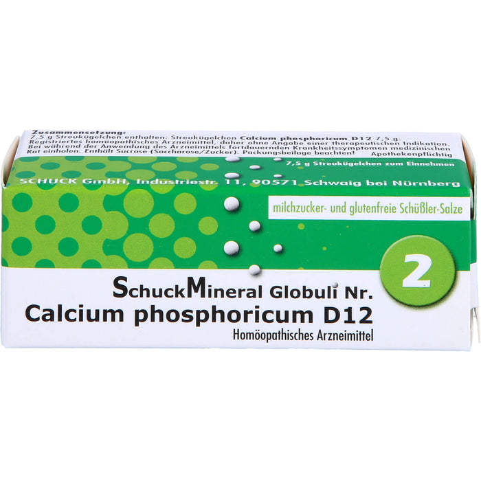 Schuckmineral Globuli 2 Calcium phosphoricum D12, 7.5 g GLO