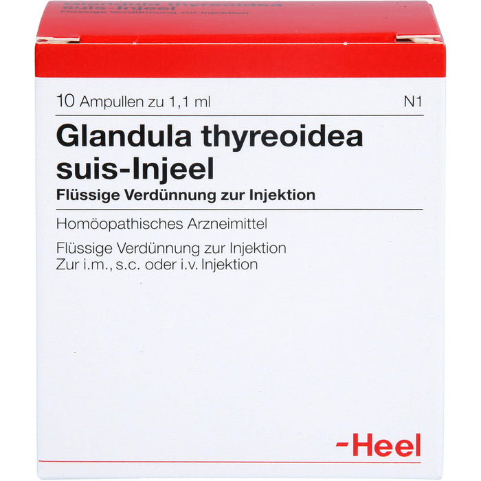 Glandula thyreoidea suis-Injeel flüssige Verdünnung, 10 pc Ampoules