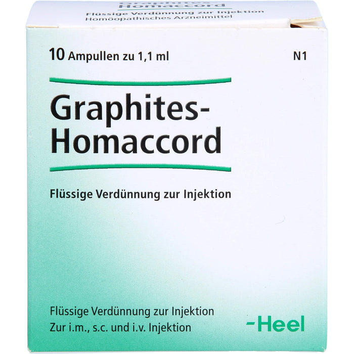 Heel Graphites-Homaccord flüssige Verdünnung zur Injektion, 10 pc Ampoules